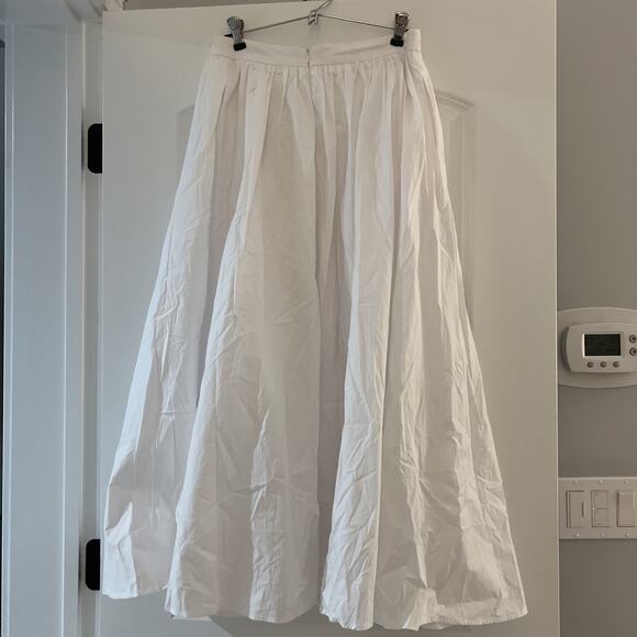 Nwt Commense Women's Linen Blend Long White Skirt Size Small - Picture 12 of 13